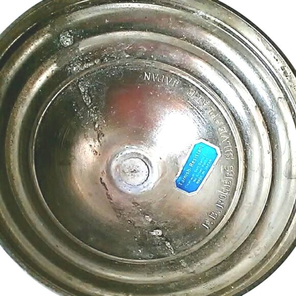 FB Rogers Silverplate Candle Stick Holder Renaissance Cottagecore Rustic Farm - Picture 3 of 11